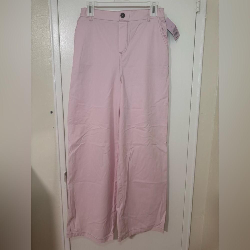 Pink wide leg pants from Target size small.